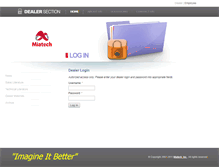 Tablet Screenshot of dealers.miatech.org